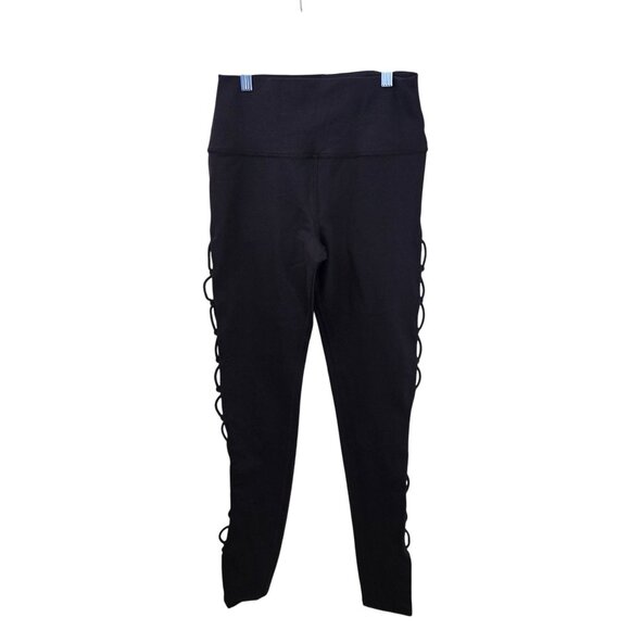 ALO Interlace Leggings Black Size M - Picture 2 of 8